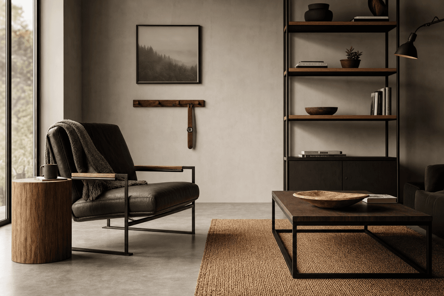 How to Create a Minimalist Mancave That Feels Calm, Masculine, and Useful